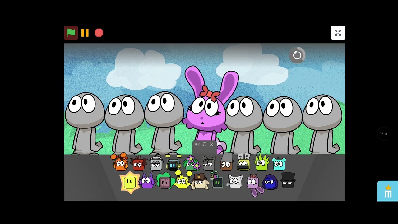 Jogando Sprunki: sprunksters
