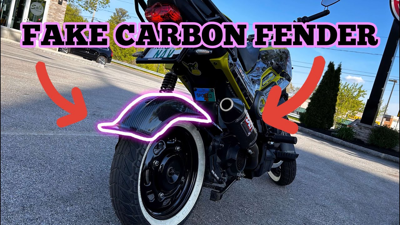 Navi Carbon Rear Fender