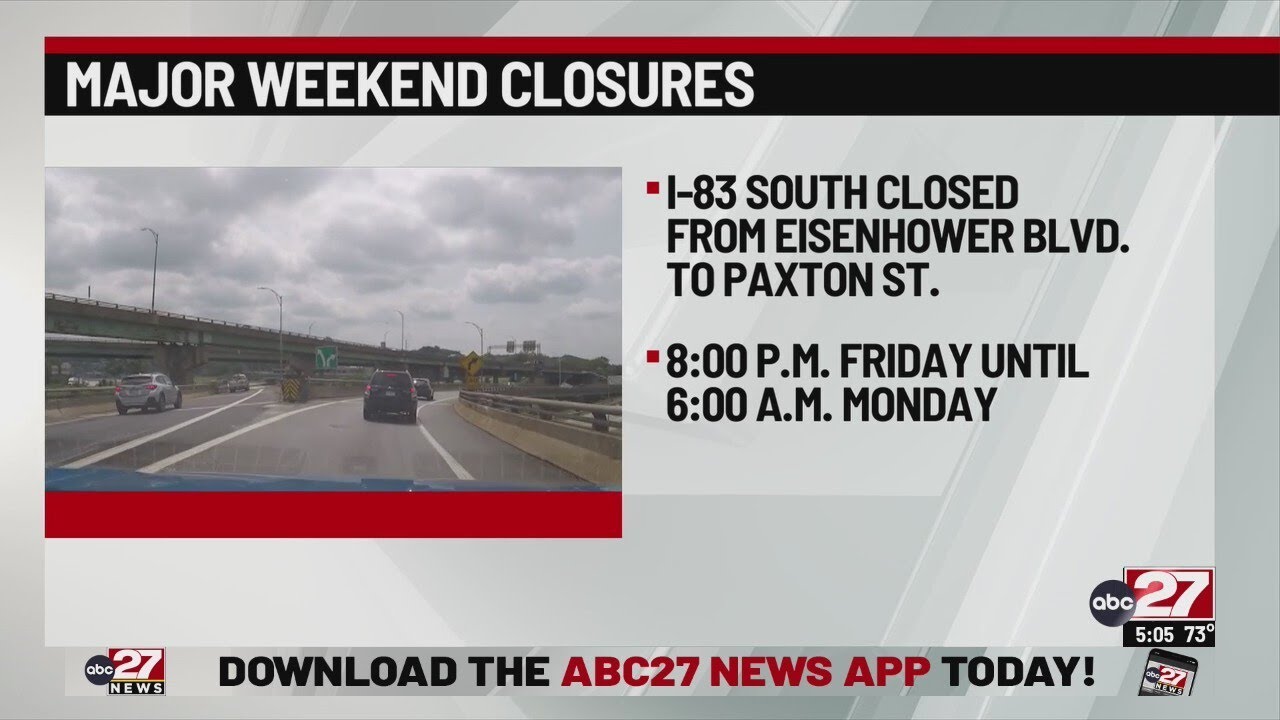 I-83 weekend closures