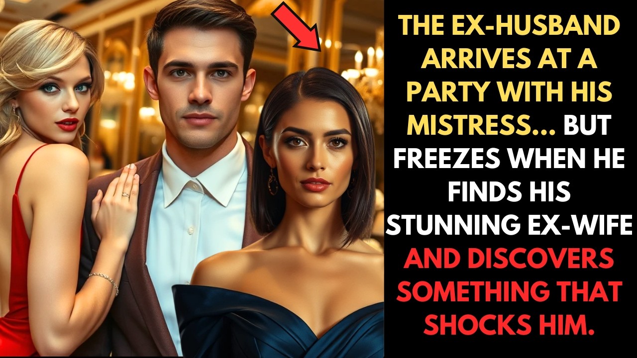 ❤️ THE EX-HUSBAND AND HIS LOVER WENT TO A PARTY, BUT THEN THEY RAN INTO HIS STUNNING EX-WIFE.