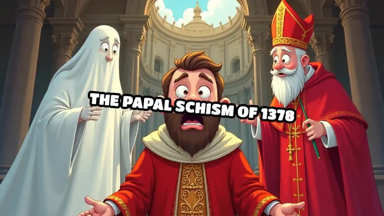 The Papal Schism of 1378 | Historical videos for kids | Tales n Tykes