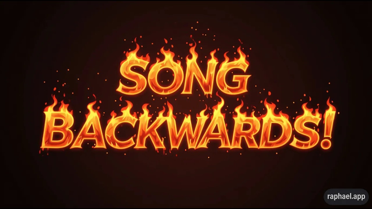 How a Song sounds backwards【Narrow one】