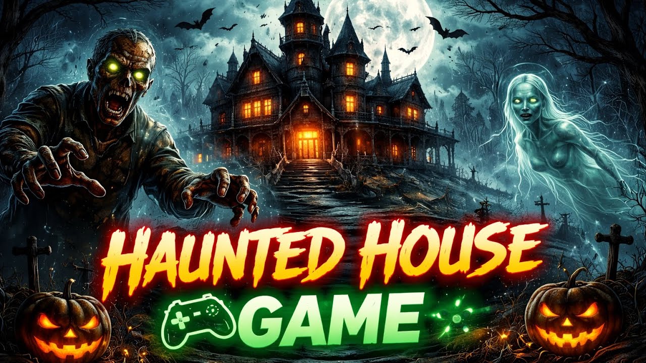 We Tried to Escape the Haunted House…😱#viralvideo #hauntedhouse #gameplay #ytviral #gaming 