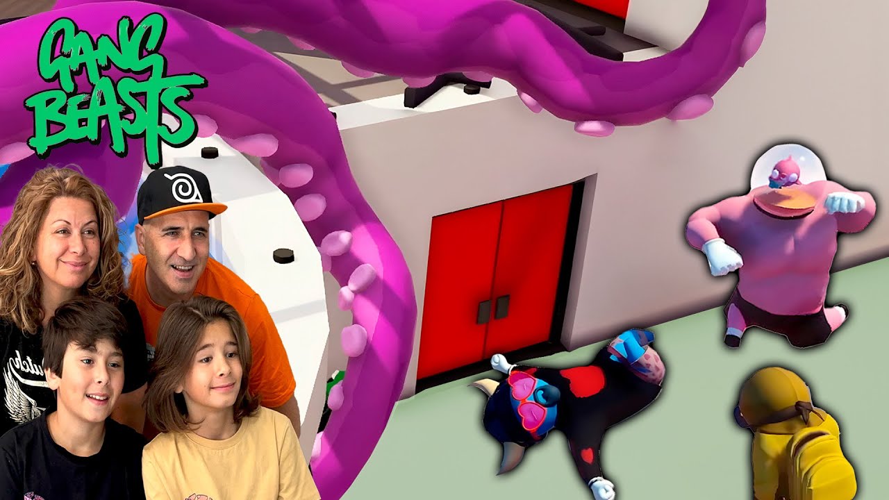 Los Polo en Gang Beasts!! La venganza del Hombre Pez y el KRAKEN!!