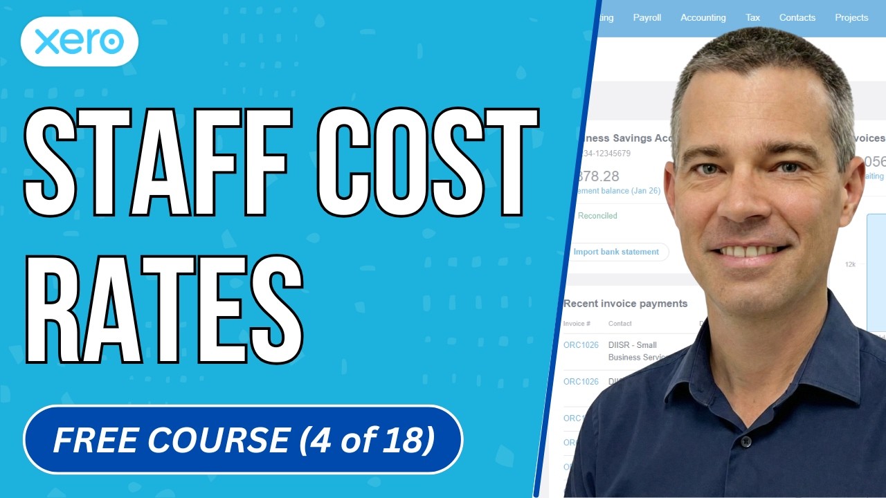How to Enter Staff Cost Rates in Xero Projects