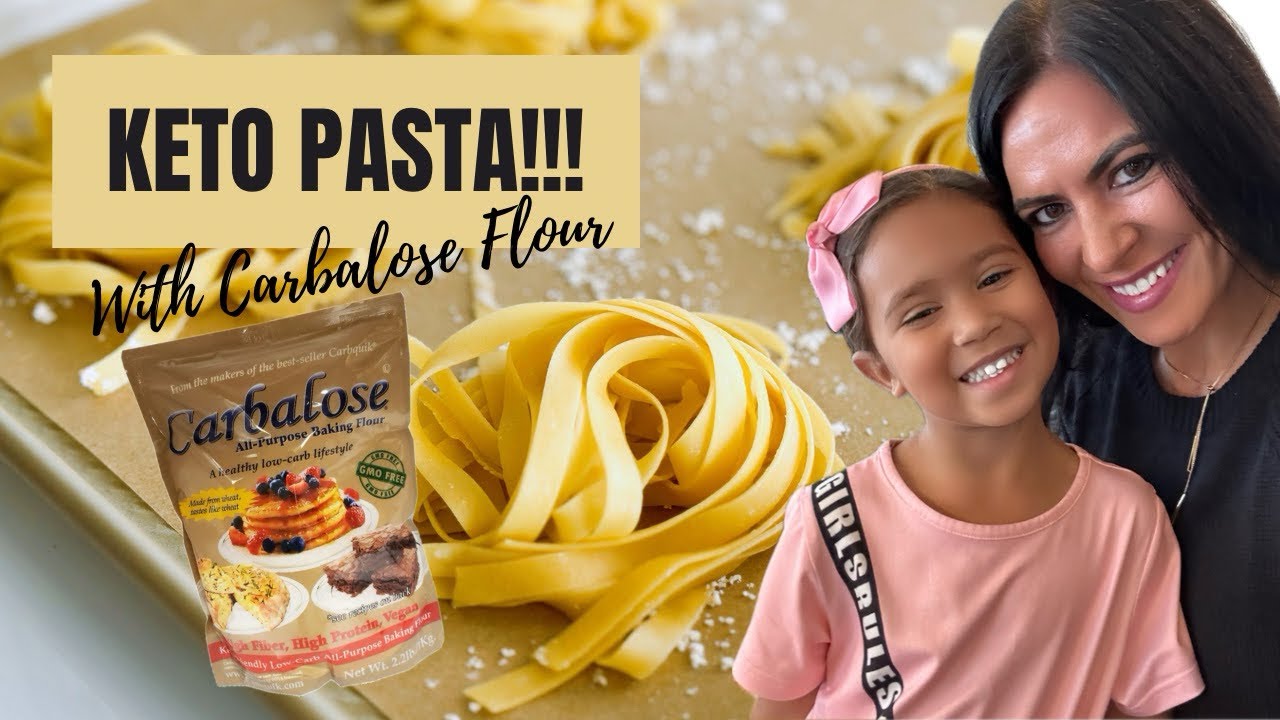 Keto Pasta!!!! Made With Carbalose Flour - Insanely Delicious!!!