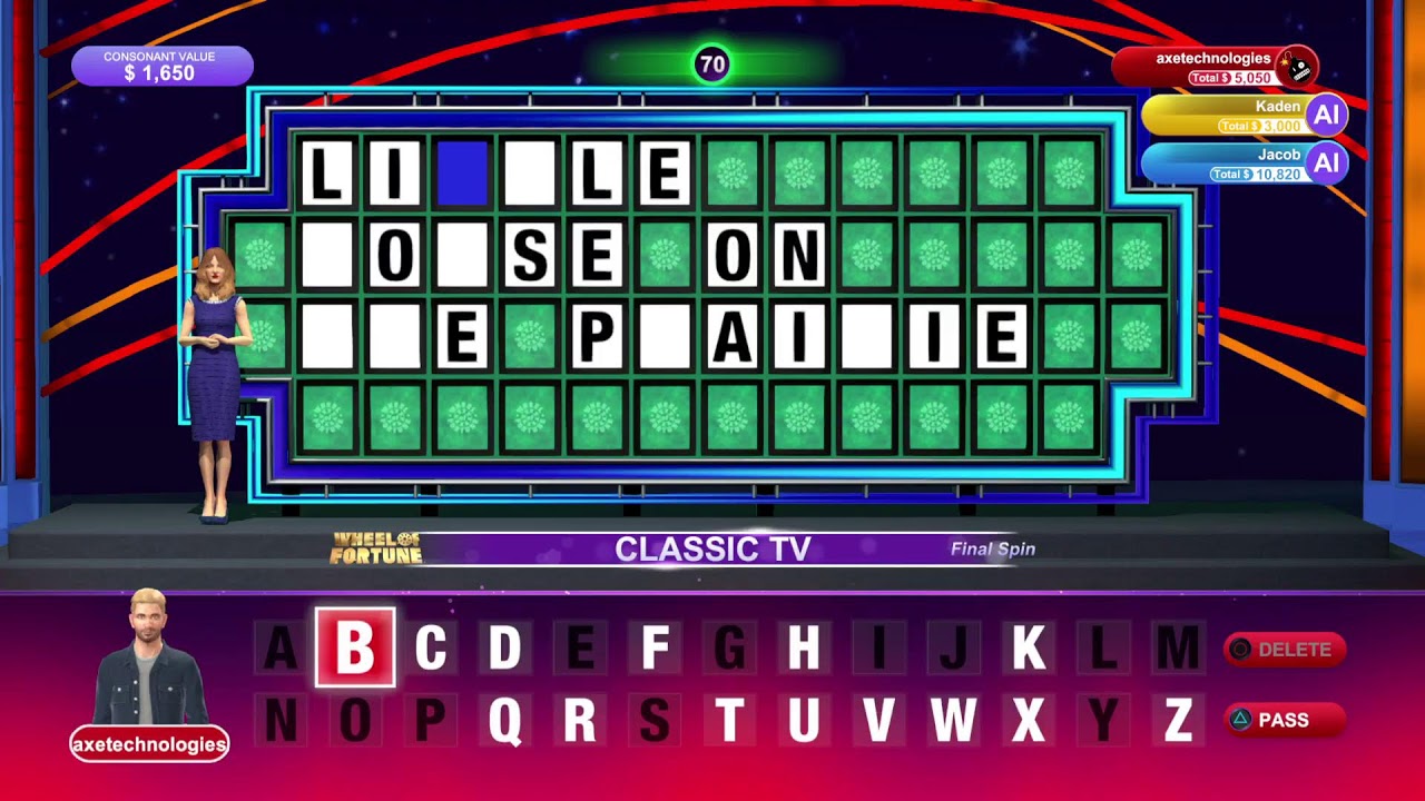 Wheel of Fortune Ps4 on PS5