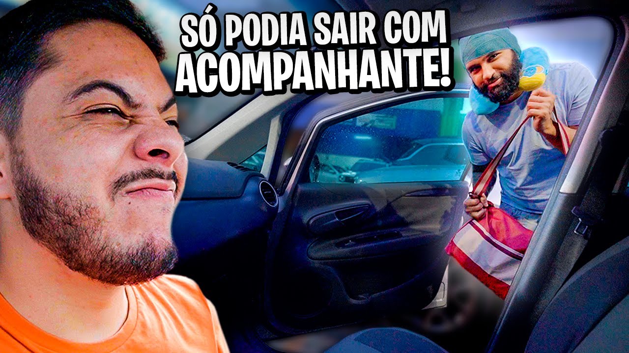 FUI BUSCAR MEU AMIGO NO HOSPITAL ELE FEZ UMA CIRURGIA E NÃO PODIA SAIR SOZINHO!!