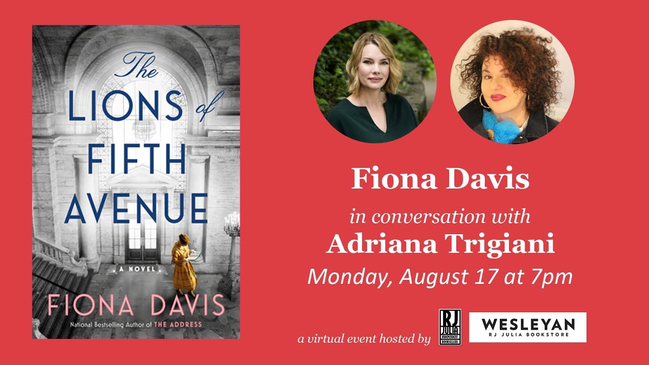 BookHampton presents Fiona Davis in conversation with Adriana Trigiani