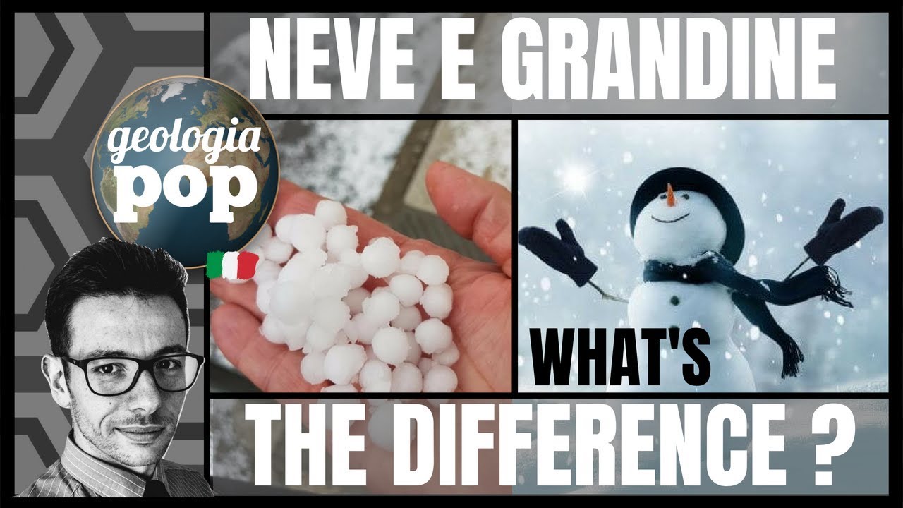 Le 5 differenze tra neve e grandine