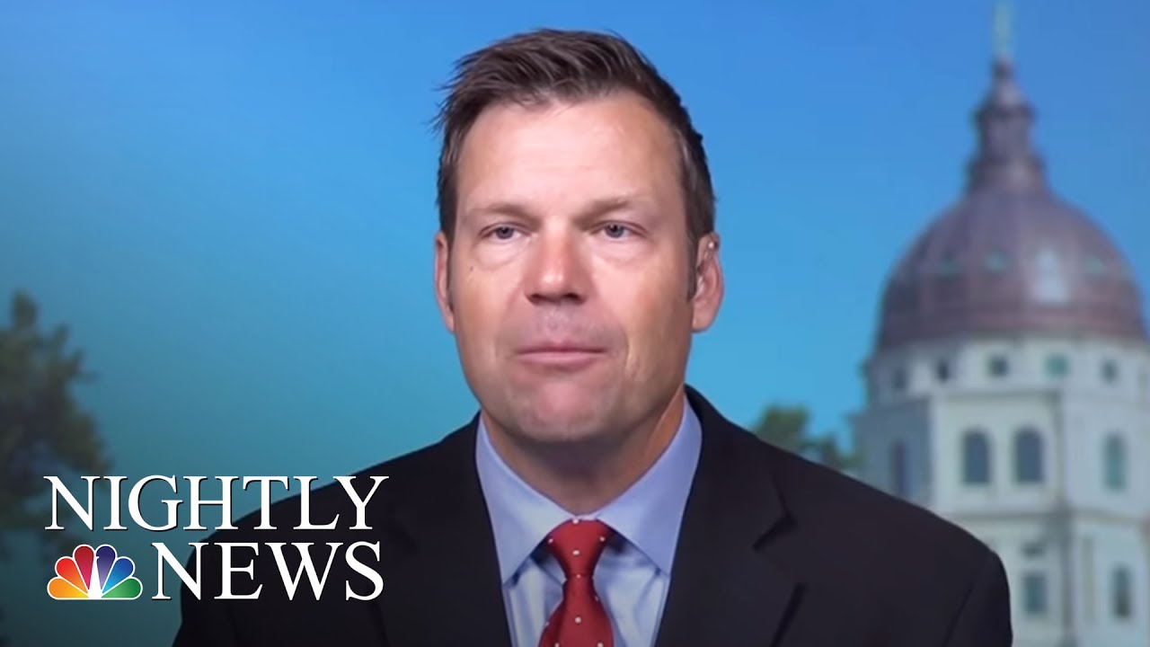 Many States Refusing Donald Trump Admin. Request For Extensive Voter Data | NBC Nightly News