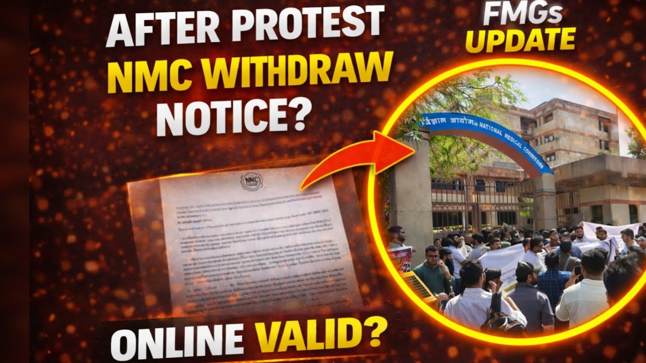 NMC Withdrawal Notice  | Online Medical Degree Still Valid? Full Truth 2026 | FMGs UPDATE 