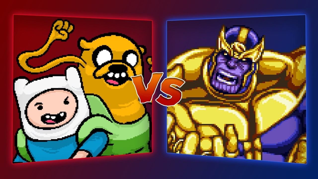 MUGEN Battle - Finn/Jake vs Thanos