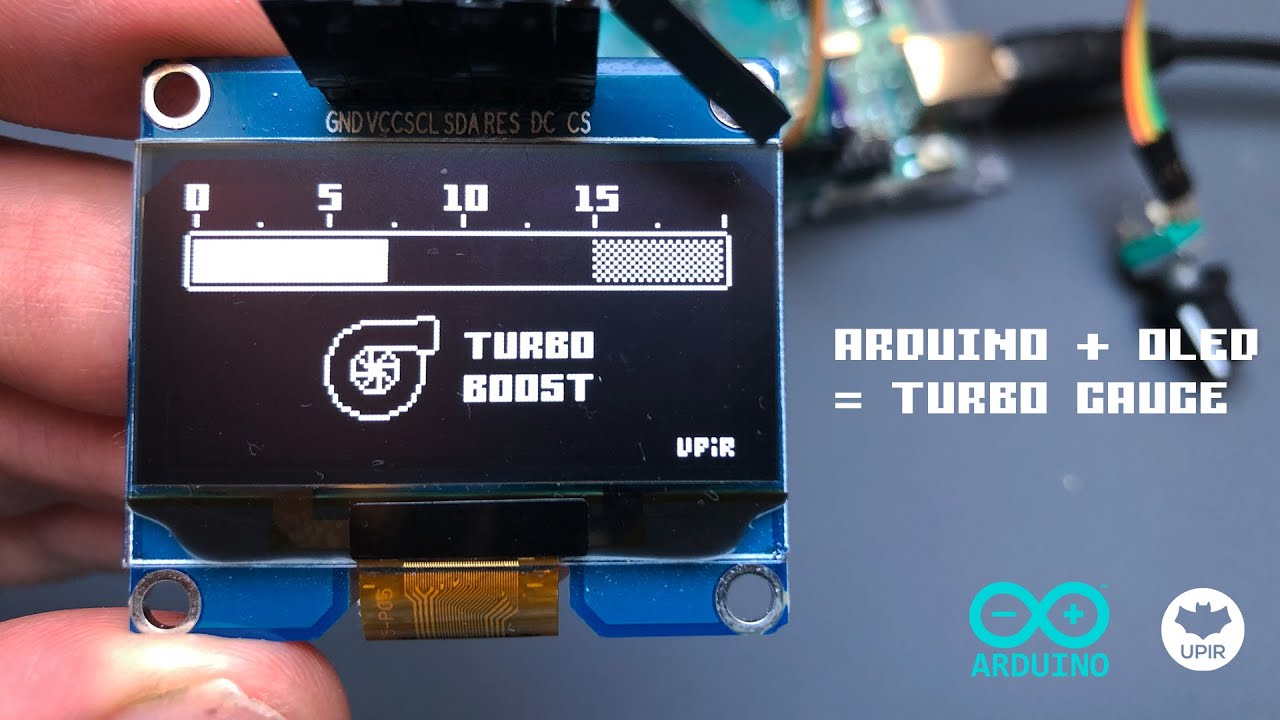 Турбоманометр с Arduino и OLED-дисплеем --- руководство для начинающих, u8g, Arduino UNO