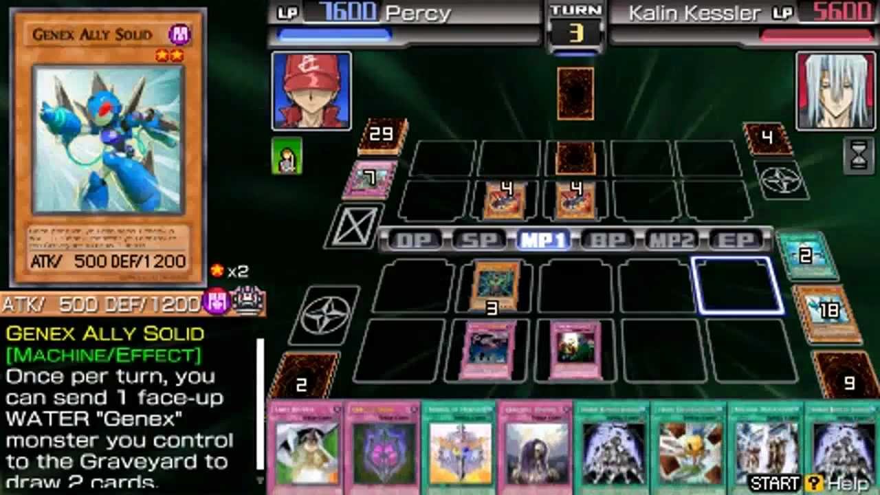 Yugioh Tag Force 5 Solid Gatling Ogre vs Kalin