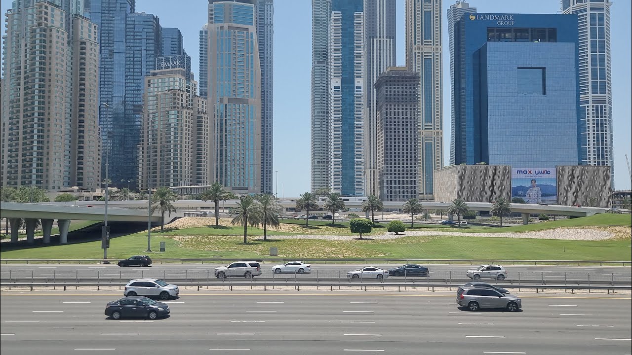 Dubai Metro Ride: Internet City Metro Stn to Energy Metro Station via Jabal Ali Interchange Station