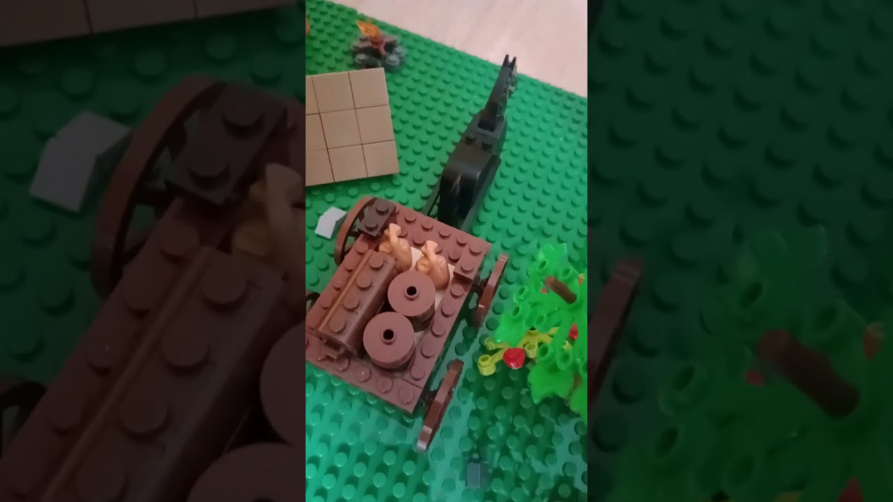 Rozpocząłem budowę średniowiecznej wioski! #lego #history
