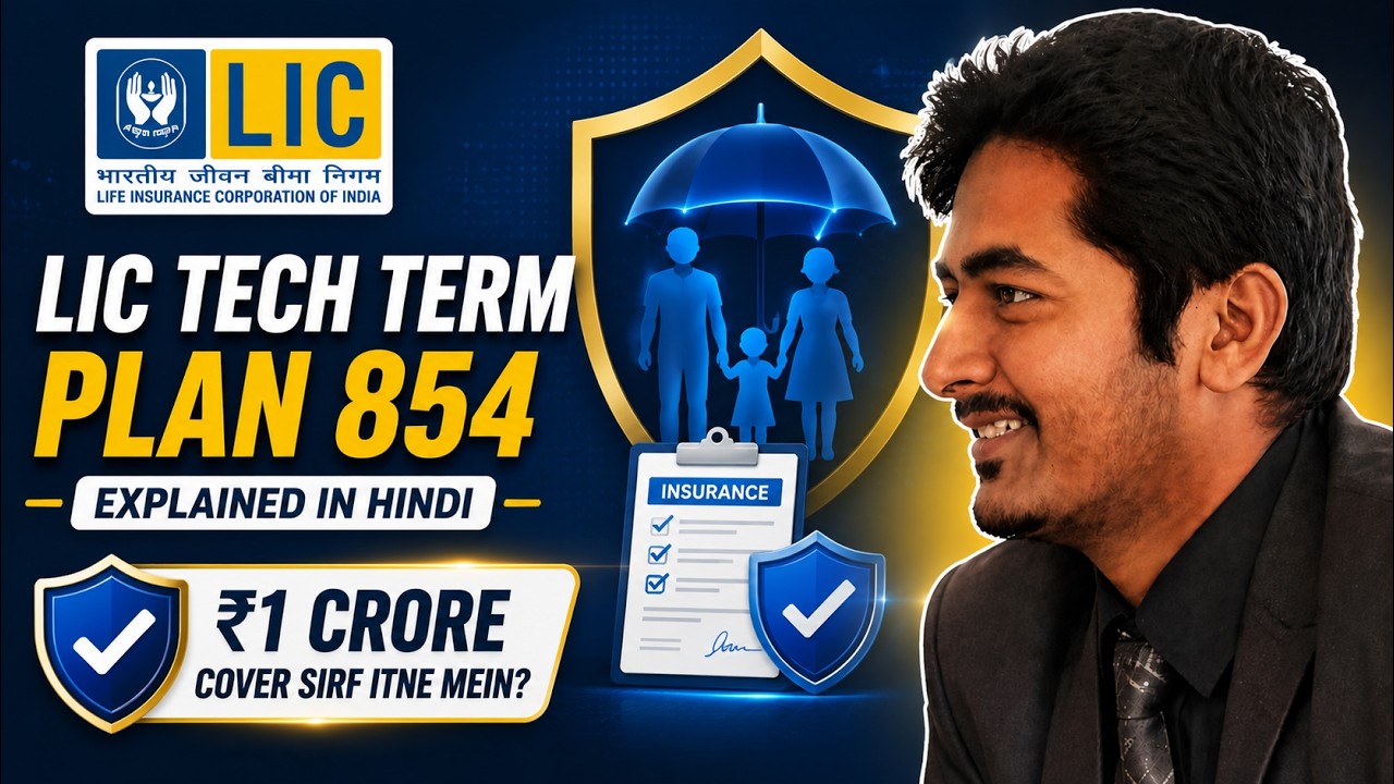 LIC Tech Term Plan 854 Explained | ₹1 Crore Cover for Just This Much? #lic