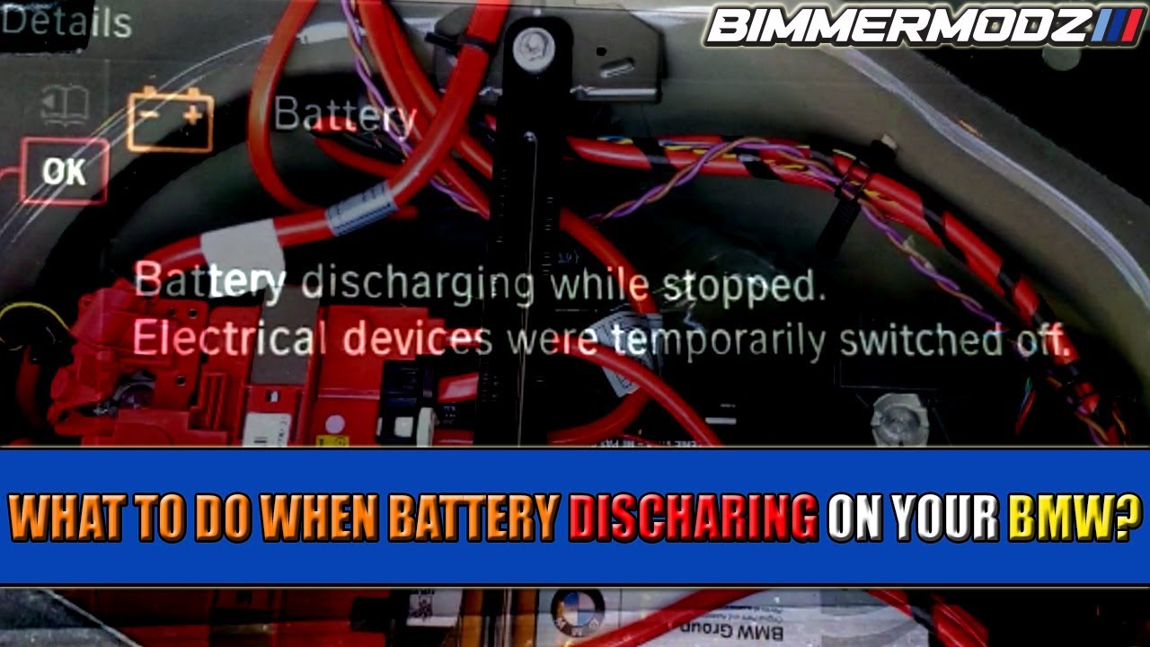 IS YOUR BATTERY DISCHARGING ON YOUR BMW?  LEARN WHY AND HOW TO DIAGNOSE IT YOURSELF...