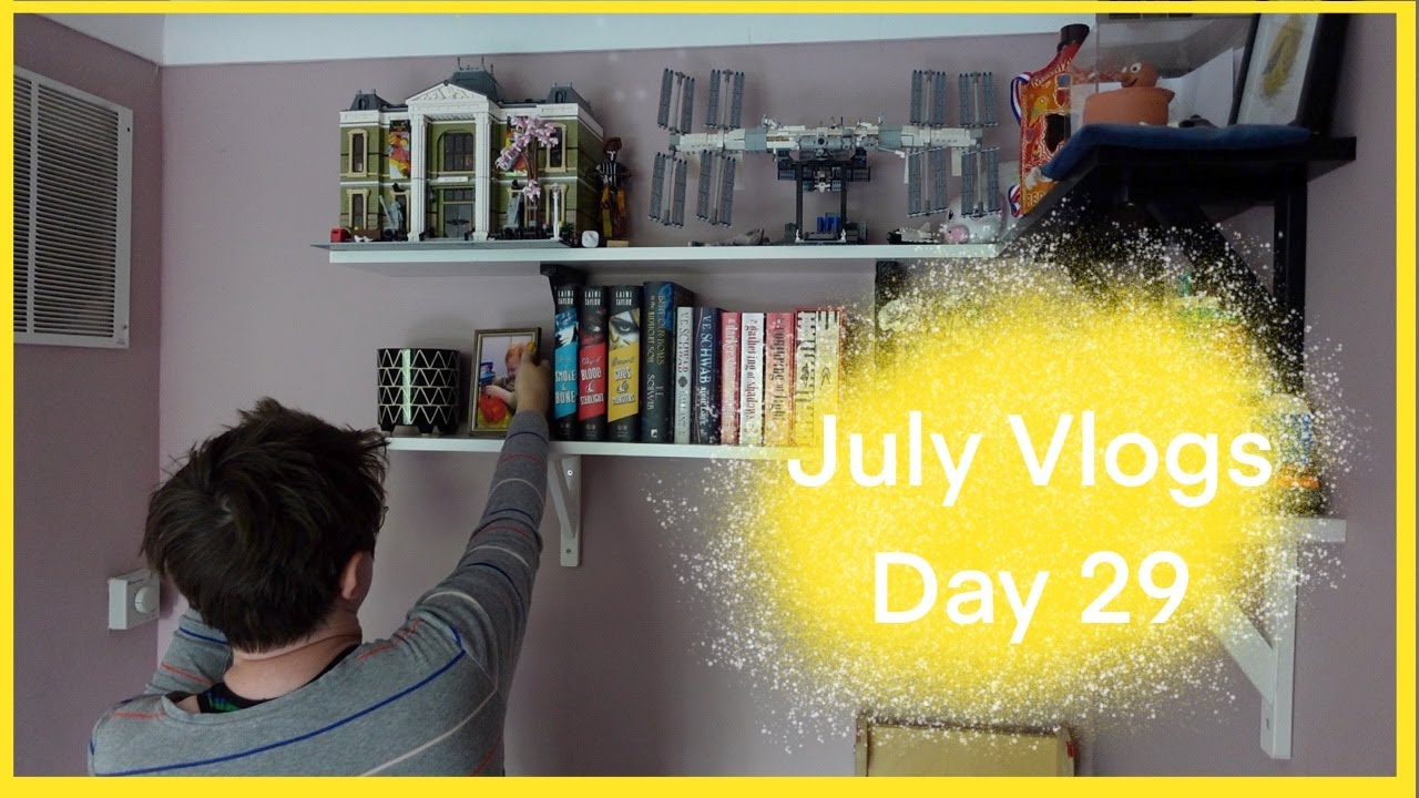 July Vlogs Day 29 || Housework and an audiobook, crafts with Rory