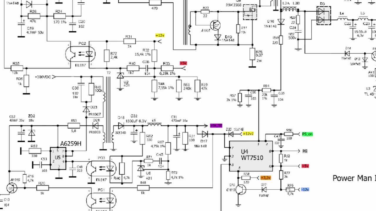 Переделка блока питания на микросхеме UC3845 часть 1