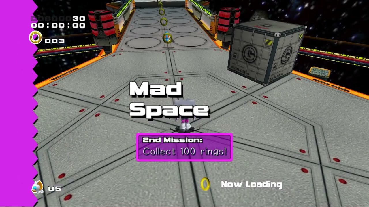 SA2: 100 Rings Fast (Mad Space) [scope]