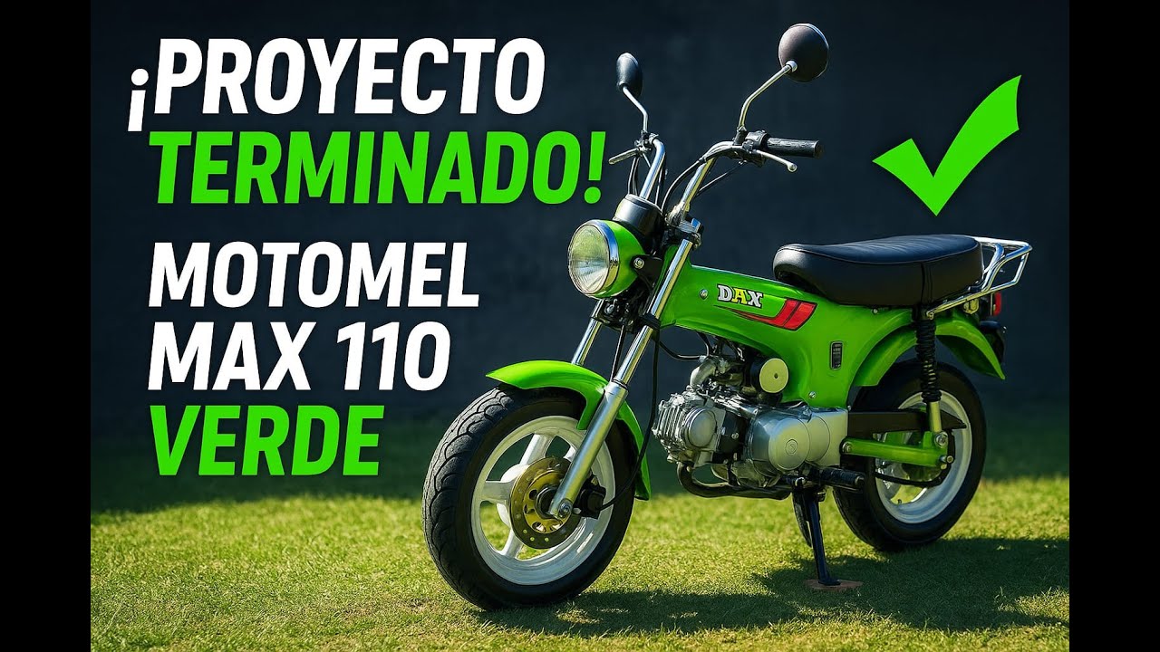 Motomel Max 110 Terminada / Tablero digital + Accesorios Unicos