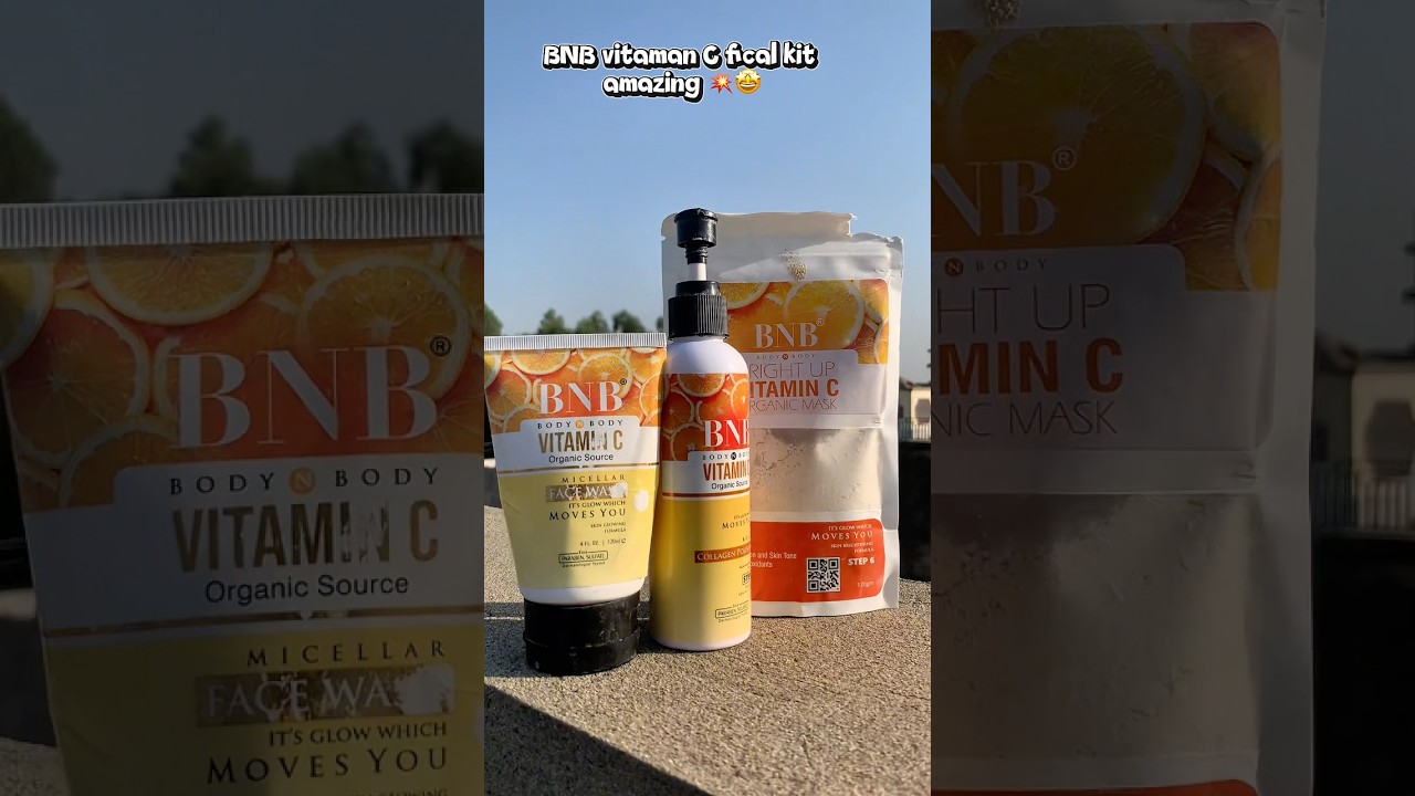 💥🤩BNB vitamin C whitening facial kit 💥🤩 #skincareproduct#shorts#vitaminc#glowingskin