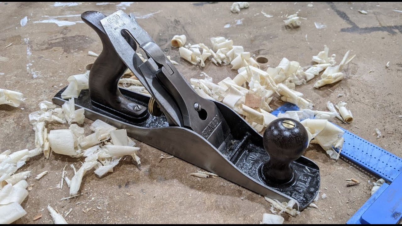 Restoring a 100 year old Stanley Bailey No 5 plane - No Talking, no music, just work - ASMR