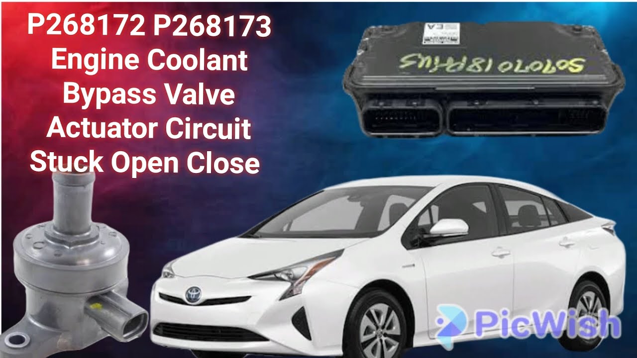 P268172 P268173 Engine Coolant Bypass Valve Actuator Circuit Stuck Open Close