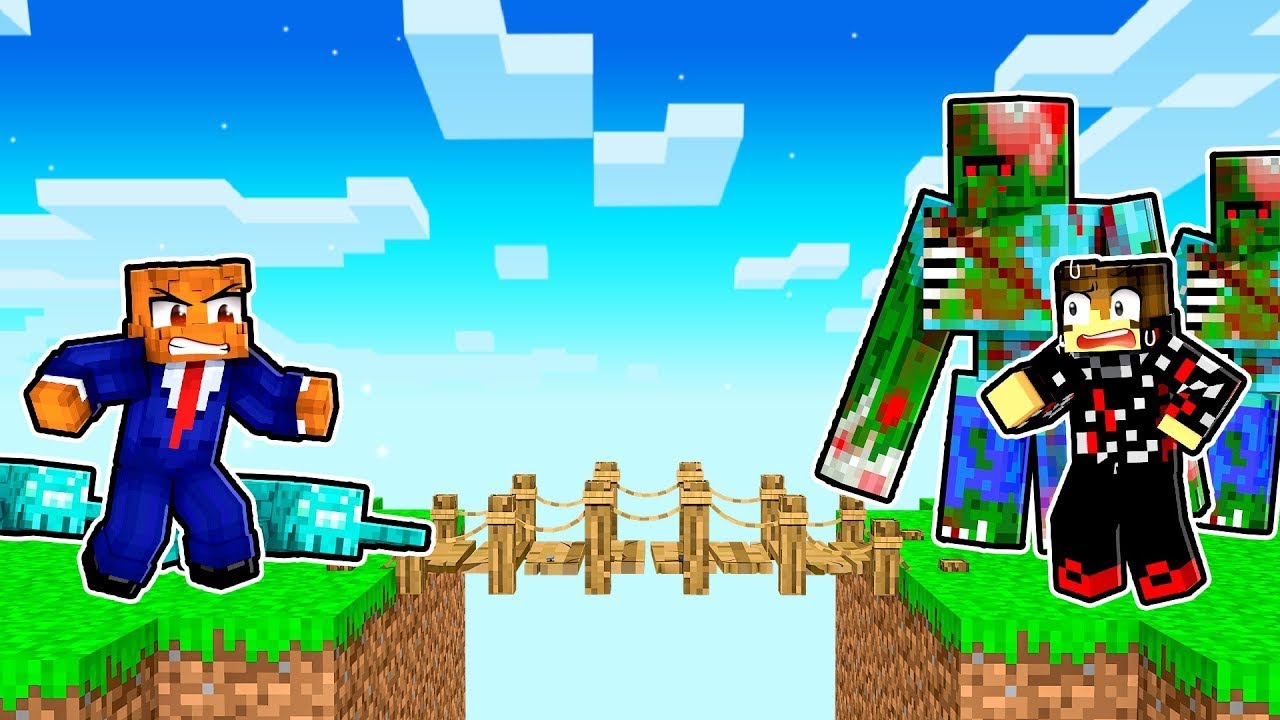 I Challenged My Chat To Minecraft Monster Island
