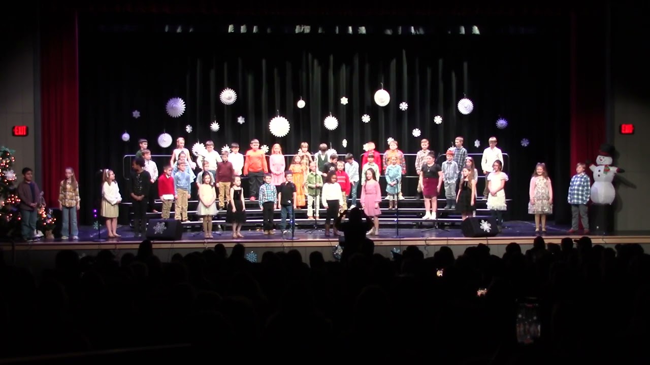 Third graders perform Winter Jam