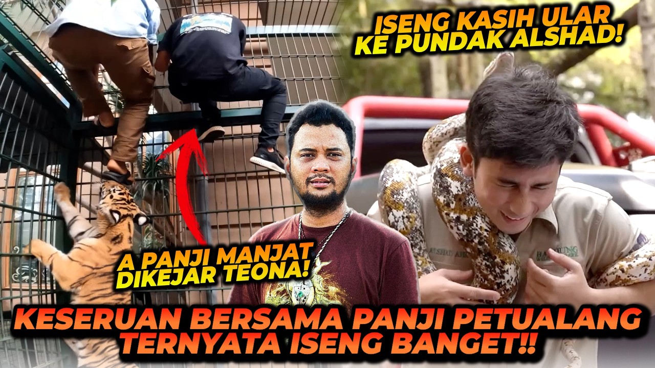 PAWANG REPTIL INI TERNYATA SANGAT KOCAK! COLLAB ALSHAD AHMAD BERSAMA PANJI PETUALANG!