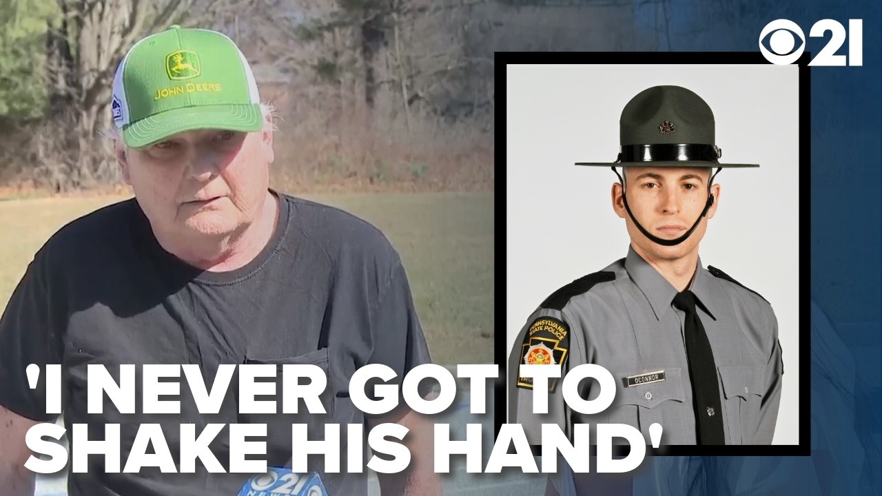 Man says Cpl. O'Connor saved his life, didn't get to thank him before he died