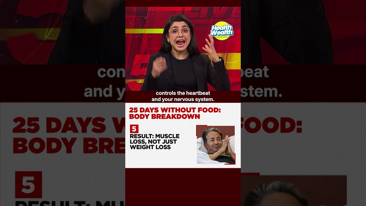 25 Days Without Food | The Science Behind Sonam Wangchuk&rsquo;s Fast | Health Wealth