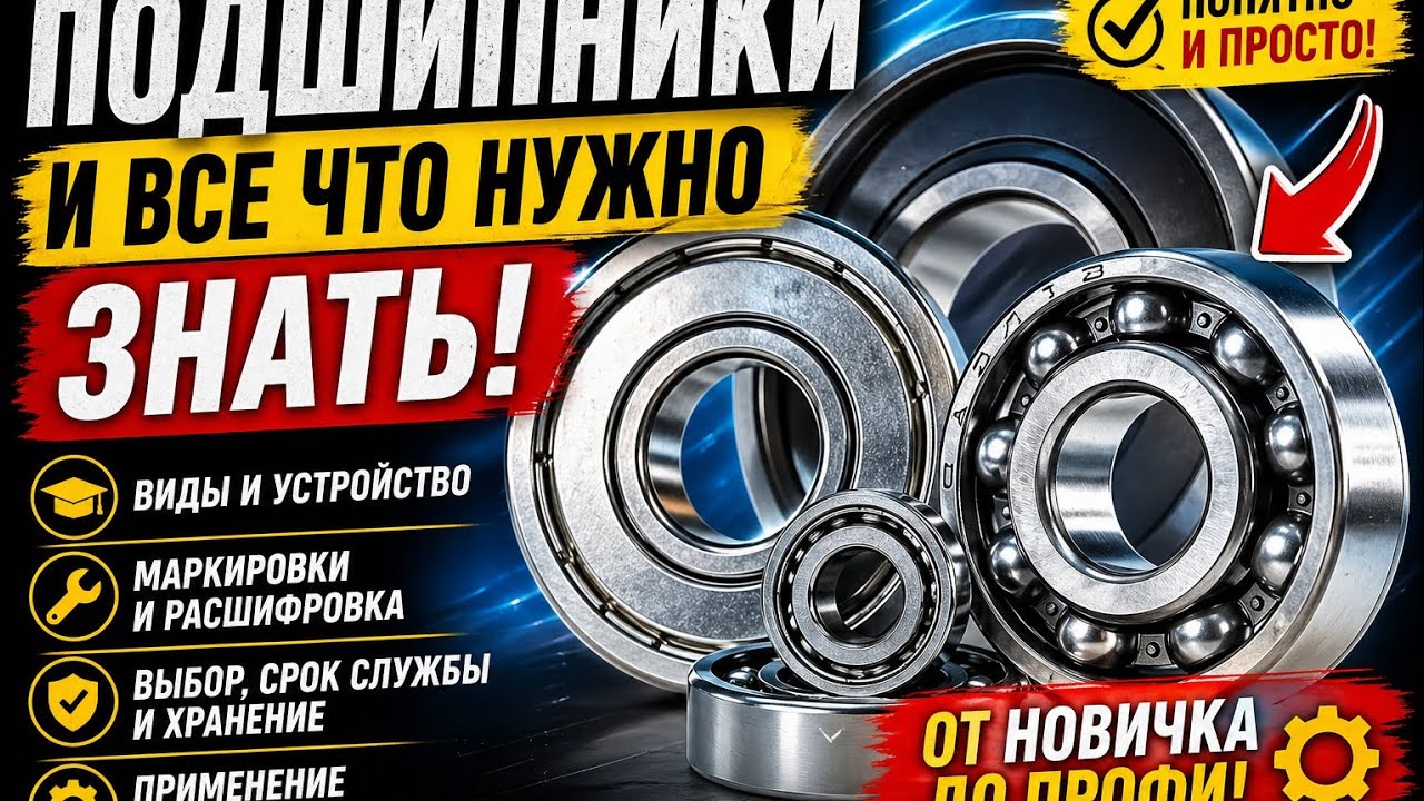 Подшипники.И все что надо знать.
