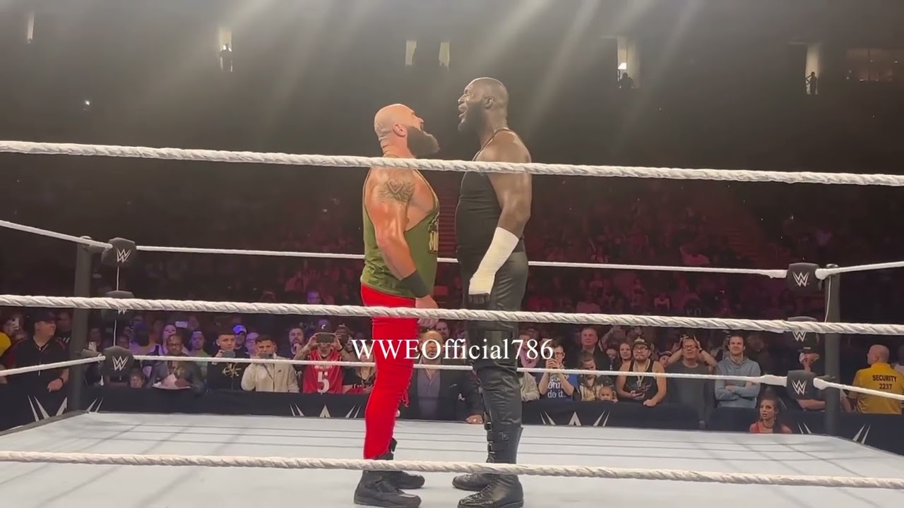 WWE main event Omos vs brown Stromn Full match