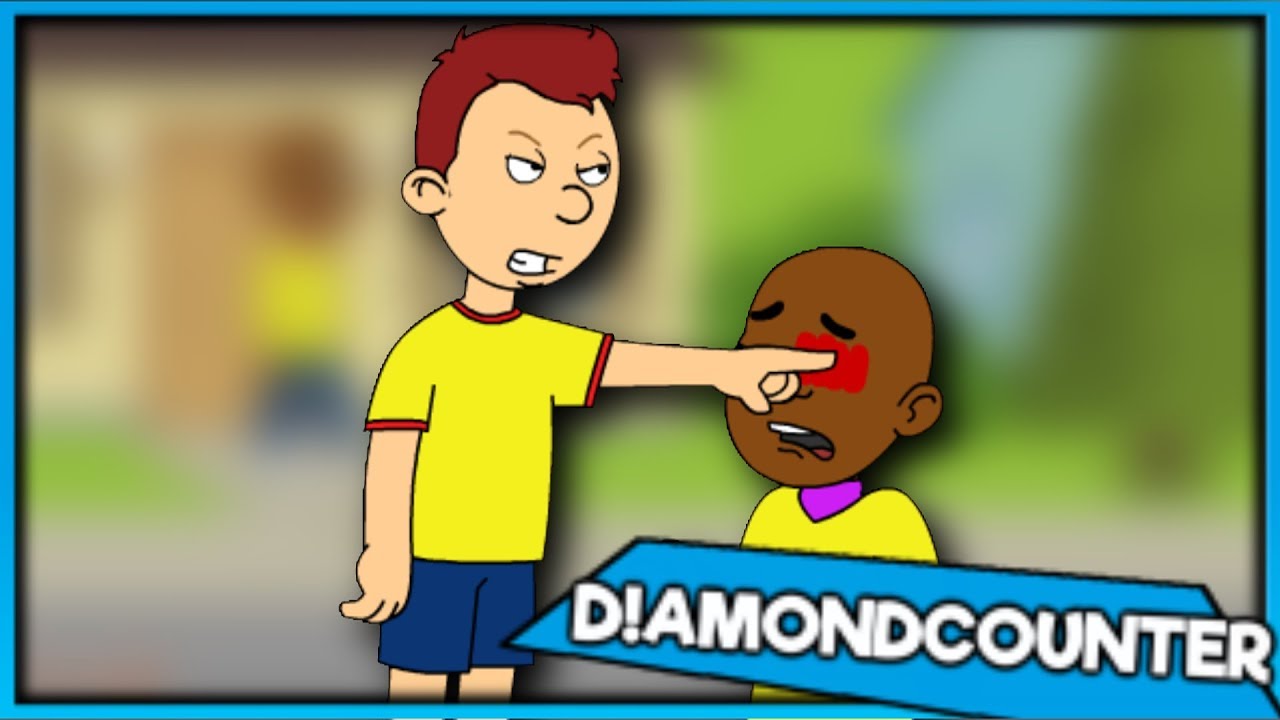 Caillou Pokes Little Bill's eye And Gets Ungrounded