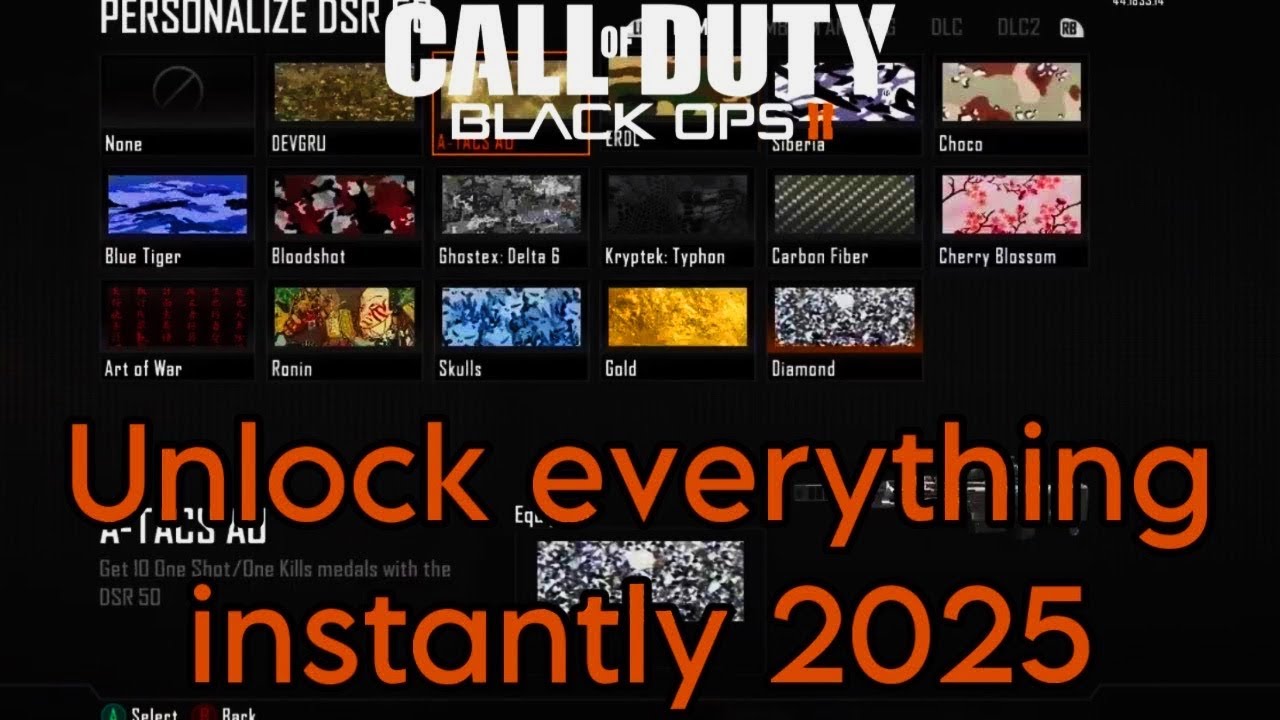 Instantly Unlock Everything On Black Ops 2 Tutorial (2025)