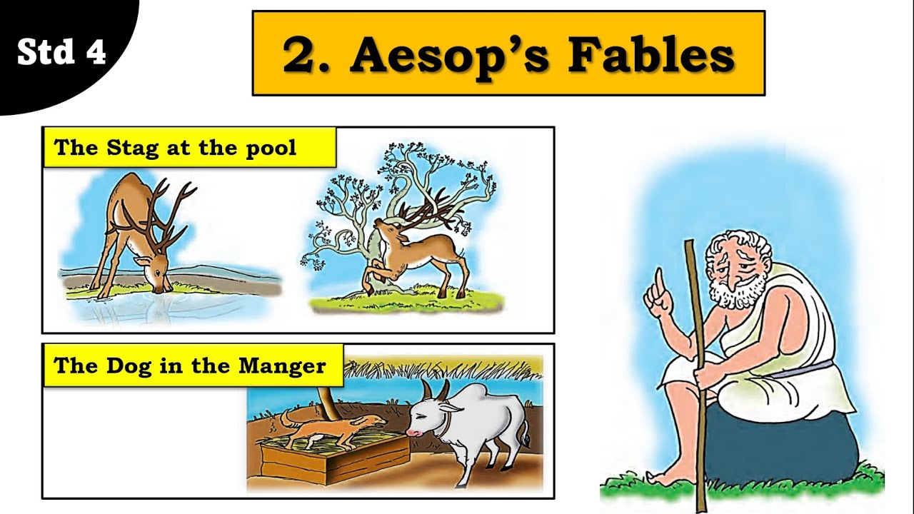 Aesop's Fables | std 4 | English Balbharati | lesson 2 | English Medium | Maharashtra State Board
