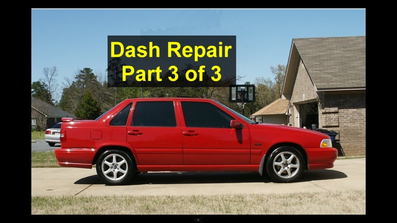 How to install the dash installation noisy dash repair part 3 of 3, Volvo S70, V70, XC70, 850 - VOTD