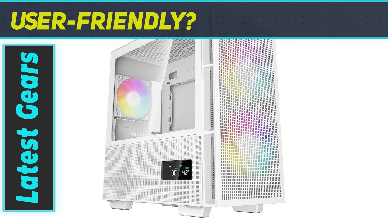 DeepCool CH360 Digital WH mATX Airflow Case: The Ultimate Cooling Solution!