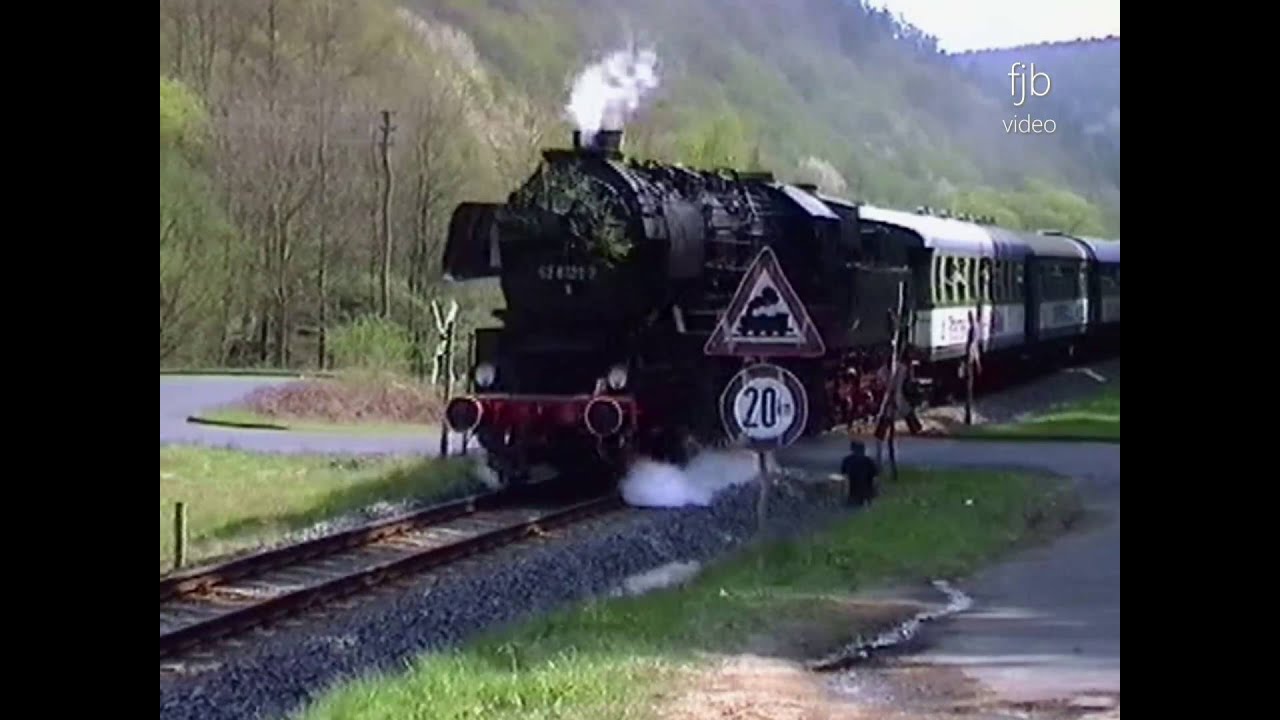 Dampfzüge im Daadetal mit Dampflok 52 8121-7 der Eisenbahnfreunde Betzdorf