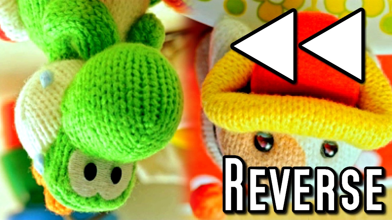 Poochy and Yoshi's Woolly World All Movies IN REVERSE (3DS)
