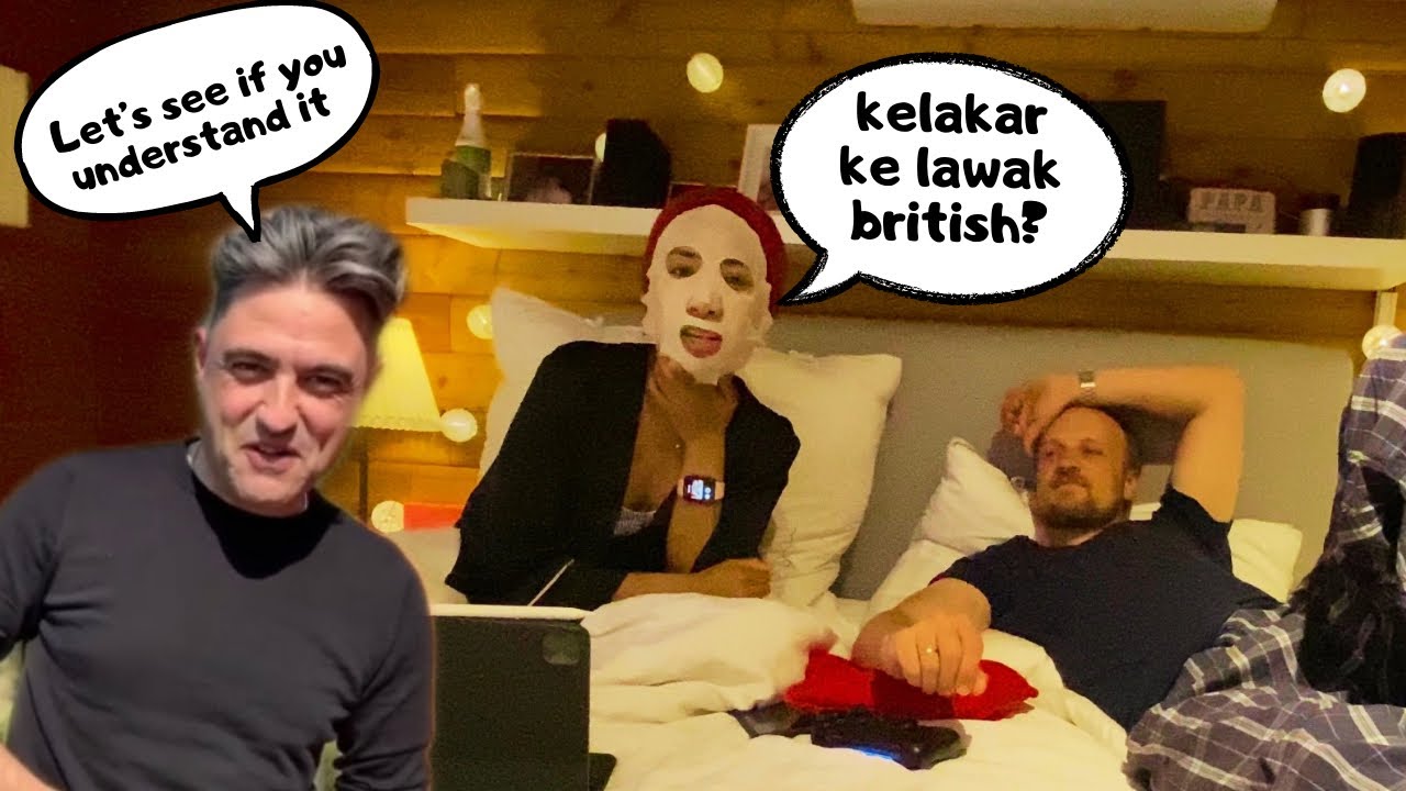 Lawak orang BRITISH | Collaboration with Danofia & Mami Zua di Canada