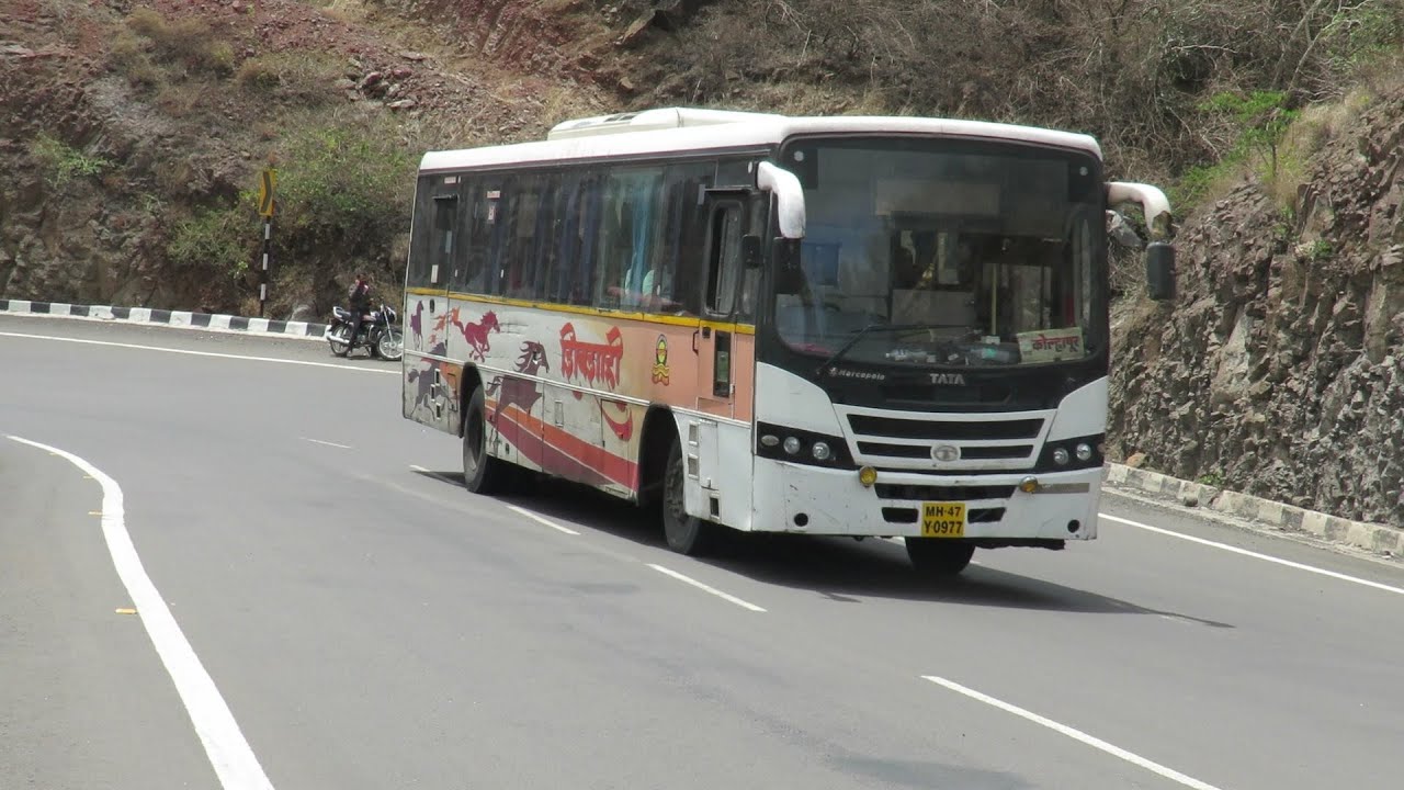 MSRTC KHAMBATKI GHAT:PUNE~BELGAON,THANE~SATARA ,KOLHAPUR BUS AT GHAT SECTION,खंबाटकी घाट