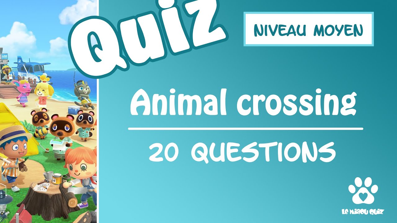 Quiz Animal Crossing - Niveau intermédiaire - 20 questions sur AC New horizons - ACNH