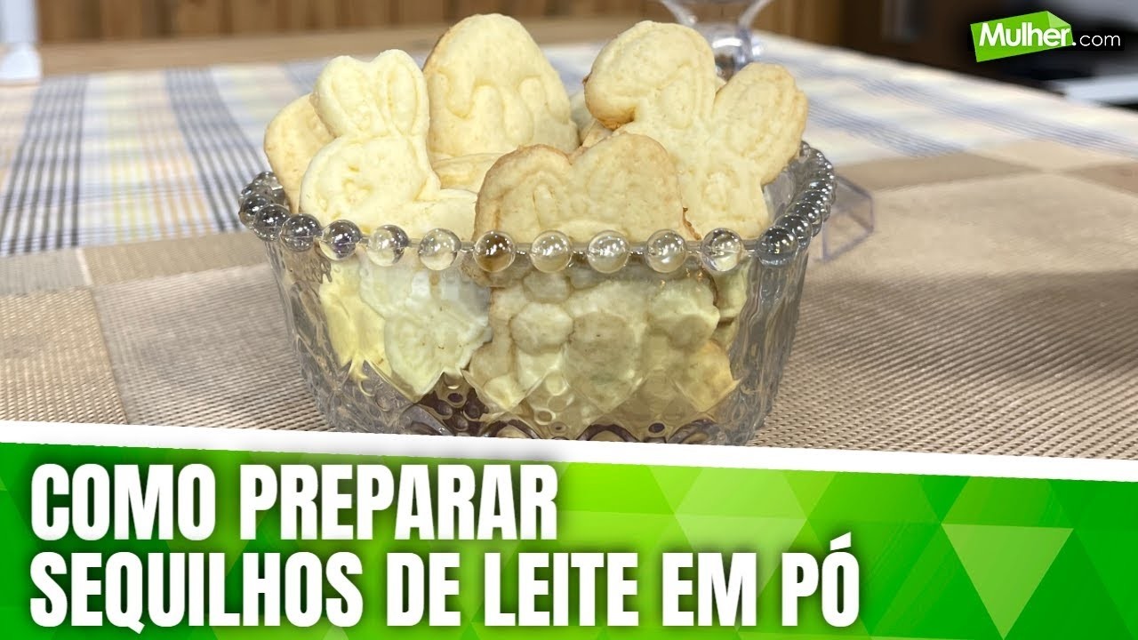 Como preparar Sequilhos de leite em pó