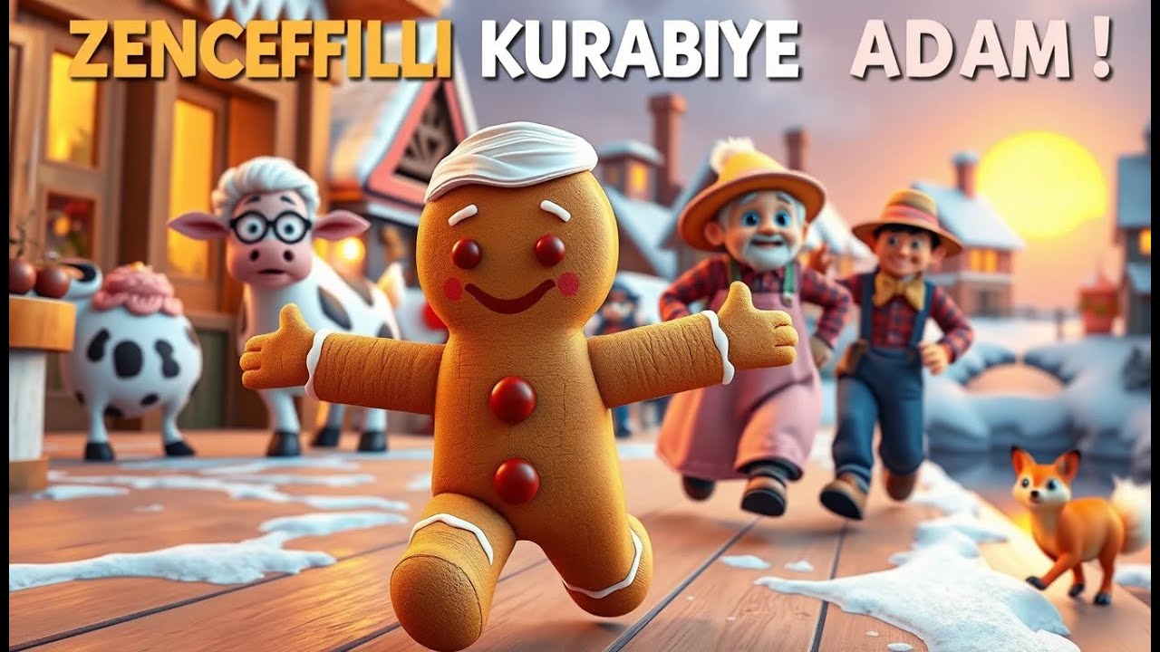 &Ccedil;izgi Film Masallar - Zencefilli Kurabiye Adam
