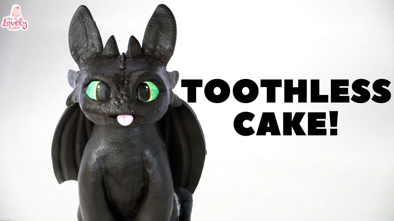 Toothless How To Train Your Dragon Cake Tutorial!